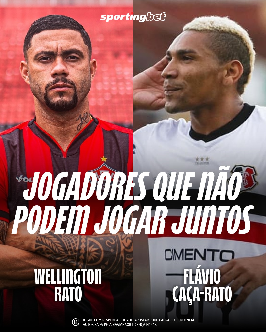 Proibidos jogar juntos